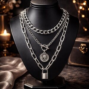 Aesthetic Necklace Contemporary Jewelry Bib Necklace, StatemenT NECKLACE